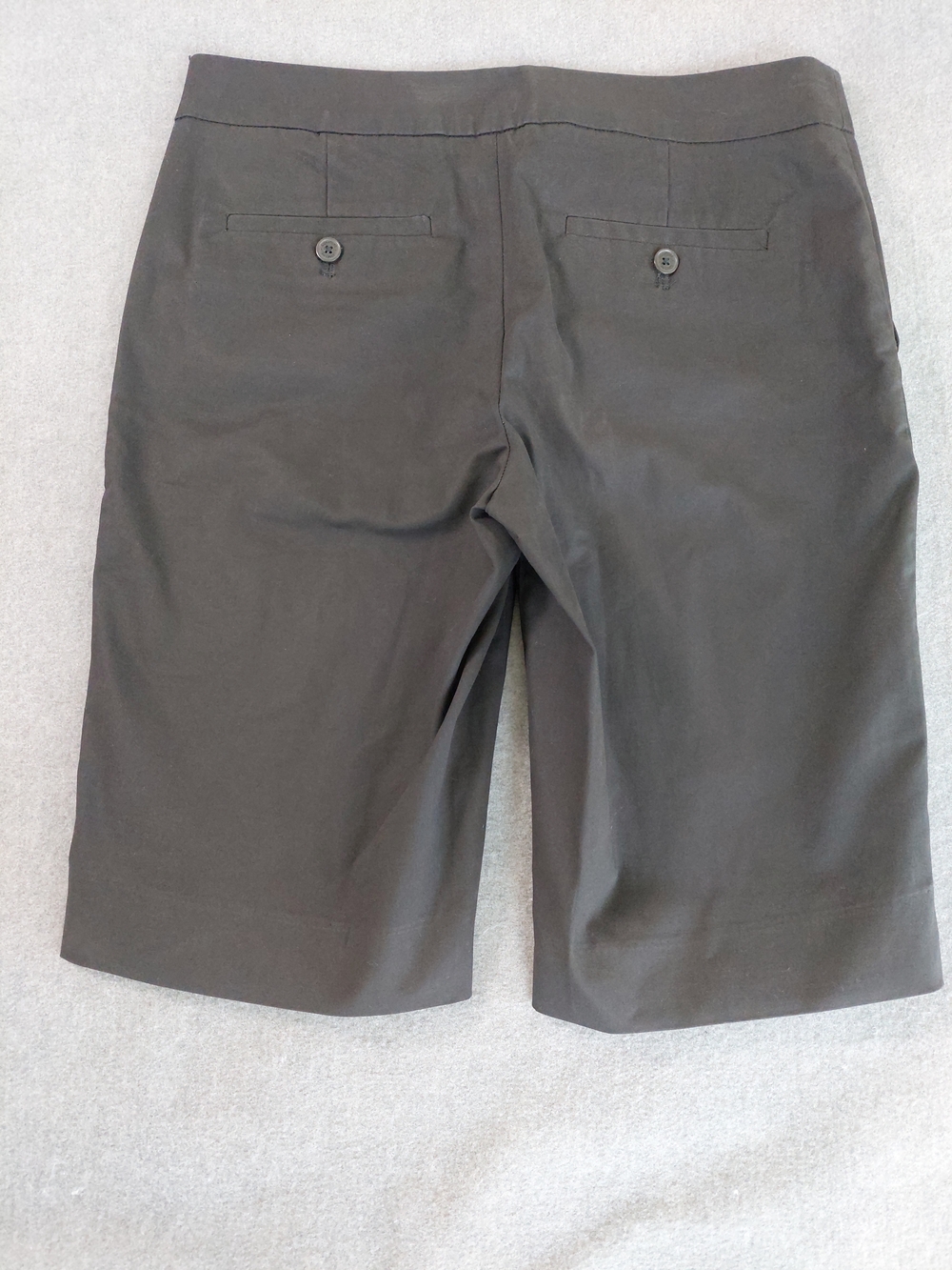Jones New York Signature Black Stretch Bermuda Shorts Size 4 Minimalist Office - Picture 10 of 12